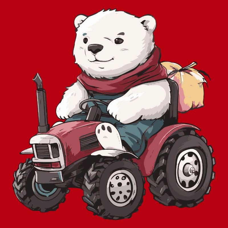 Eisbär Traktor Farmer