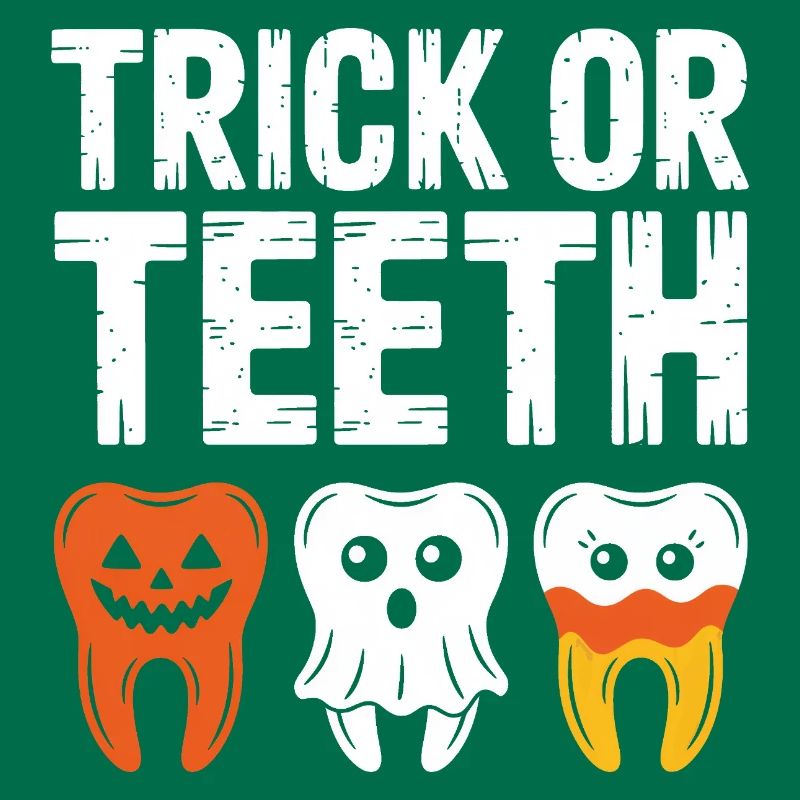 Trick oder Teeth Halloween-T-Shirt