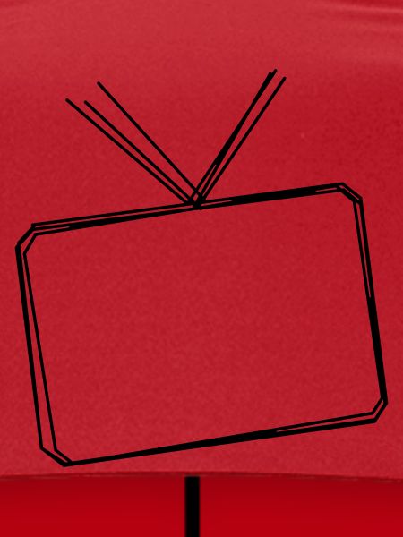 Fernseher handgezeichnet