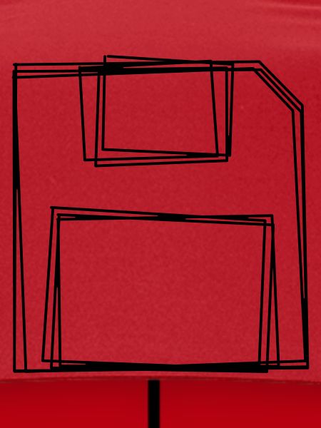 Diskette handgezeichnet