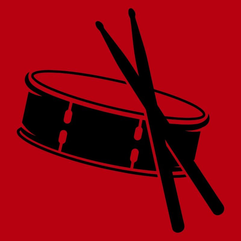 A drum and sticks