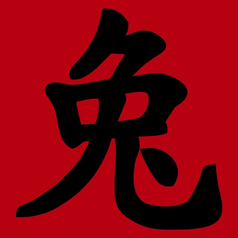 Chinese notebook rabbit shadow image