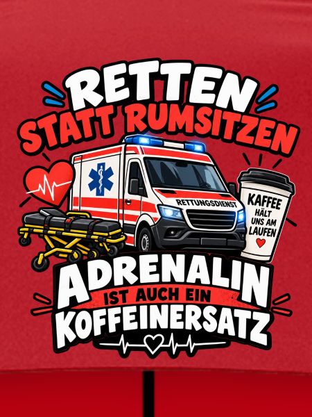 Retten statt Rumsitzen – Adrenalin Koffeinersatz