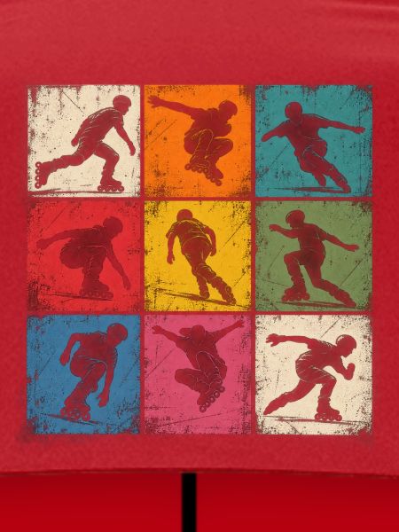Inline Skating Retro Collage