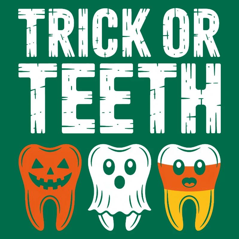 Trick oder Teeth Halloween-T-Shirt