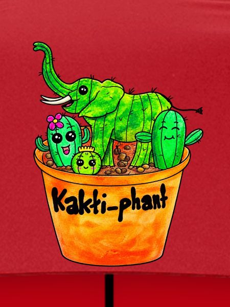Kaktusphant im Blumentopf