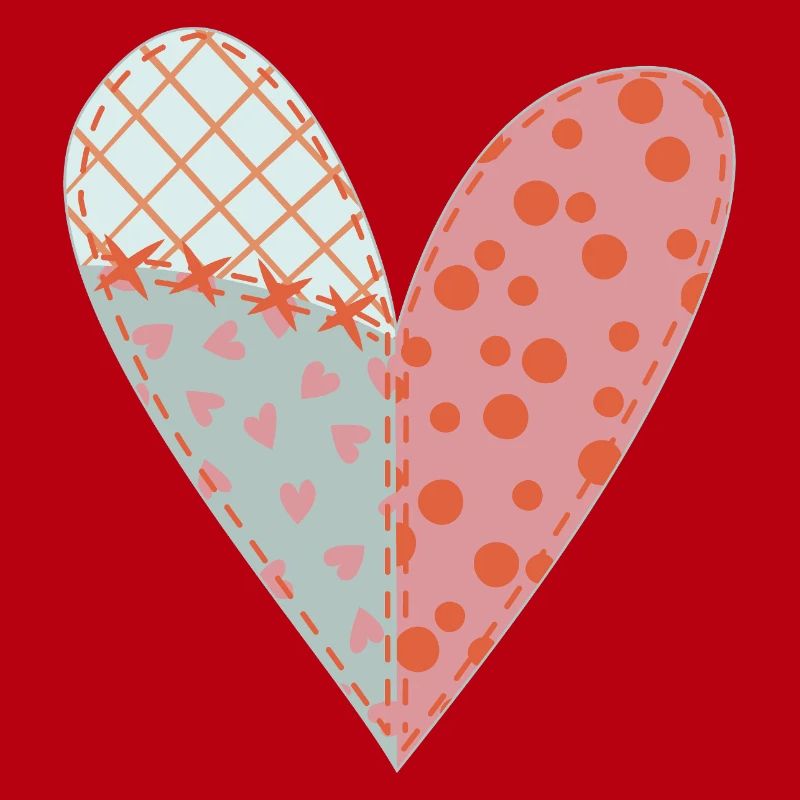 Patchwork Herz Nr. 11