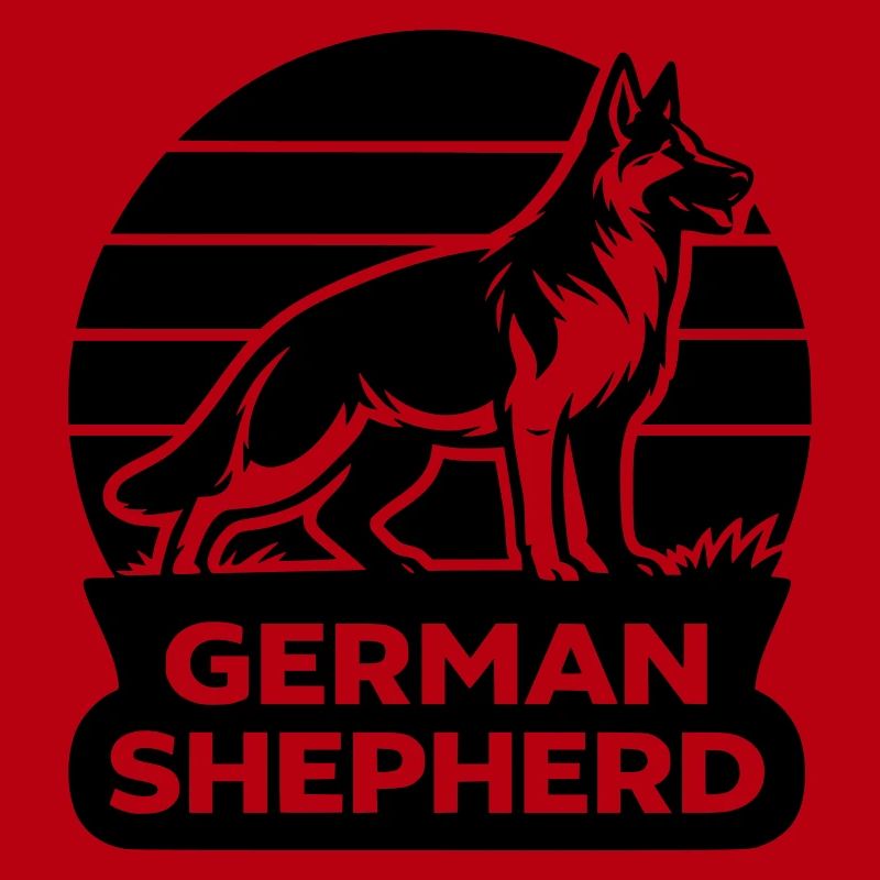 Deutscher Schäferhund Silhouette