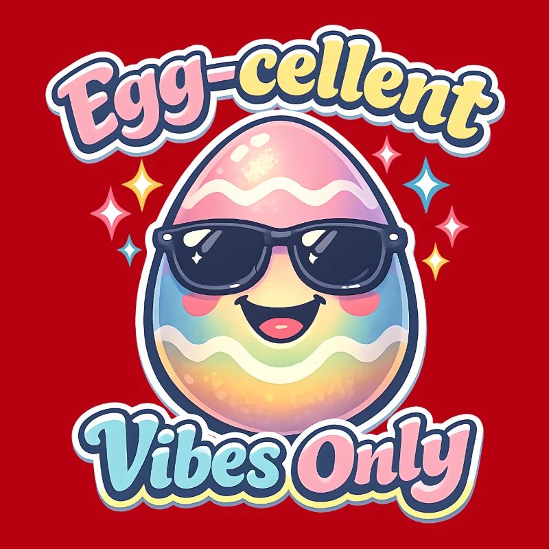 Egg Cellent Vibes Only Easter Easter Egg