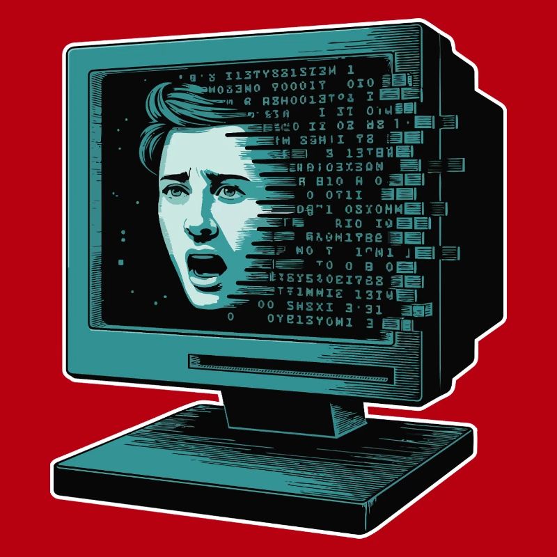 IA rétroglitch Retroglitch Computer Terror