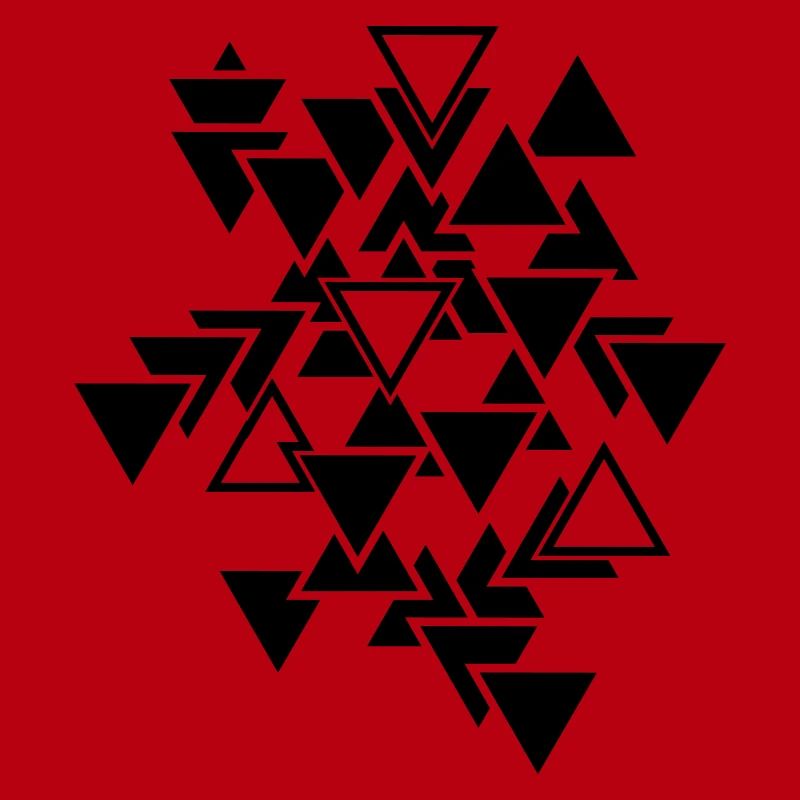 Triangles graphic pattern