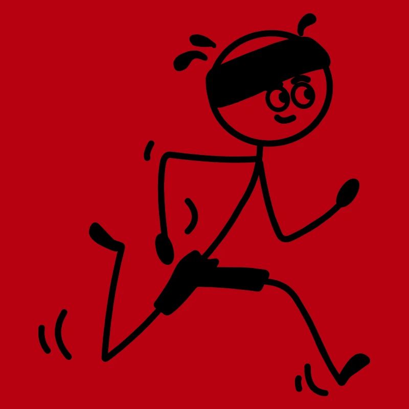 Läufer jung oder Mann mit Schweißband