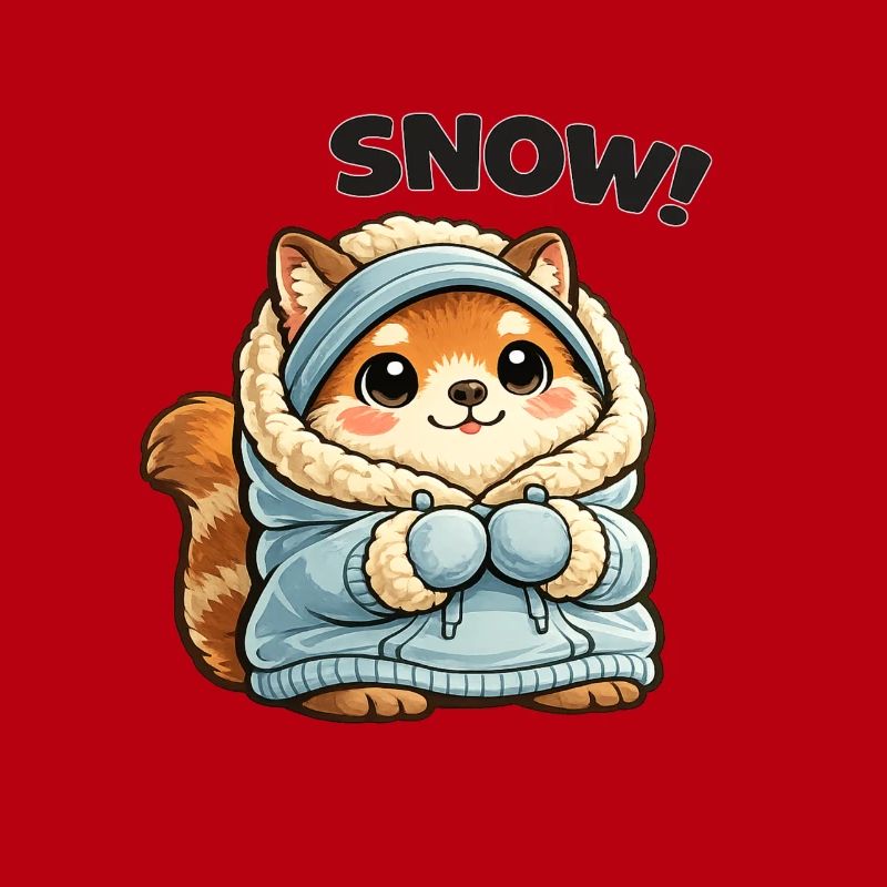 Fuchs im Winterpullover