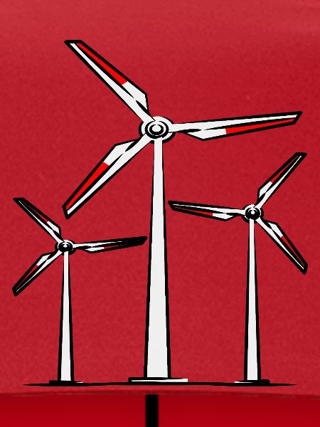 Klimawandel Windrad Windkraft Umweltschutz 