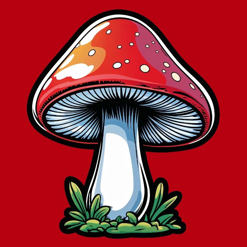 Conception du Popart Red Toadstool