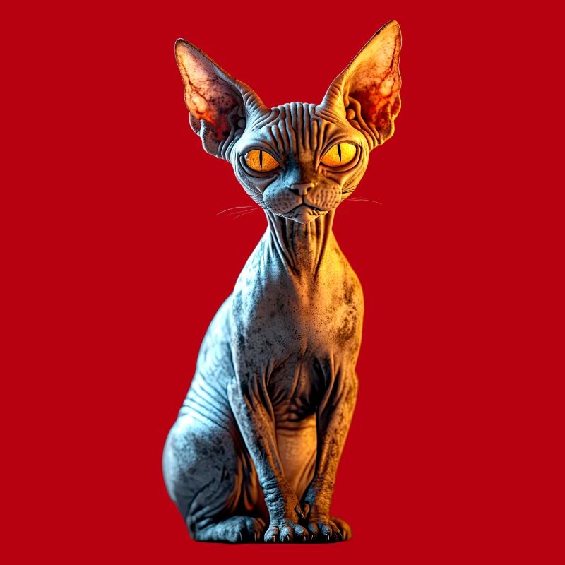 Chat Sphynx Chat Sphynx Chat Canadien Mignon Sphinx