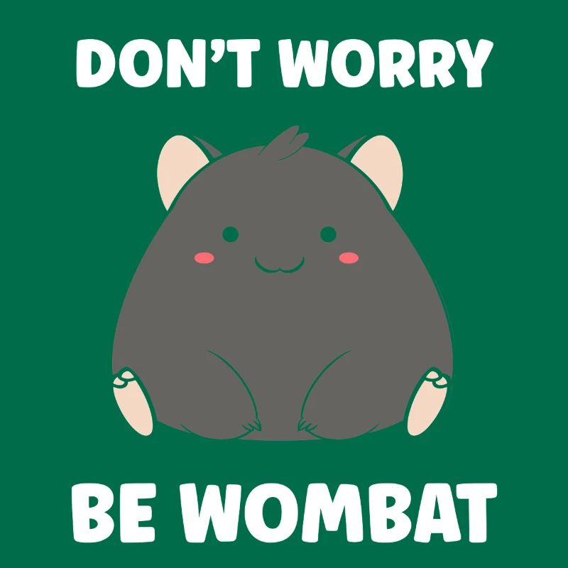 Wombat Peaceful Pattern Joy