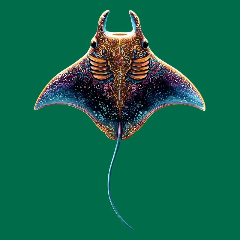 Manta Ray, Devil Ray, Stingray, Diver
