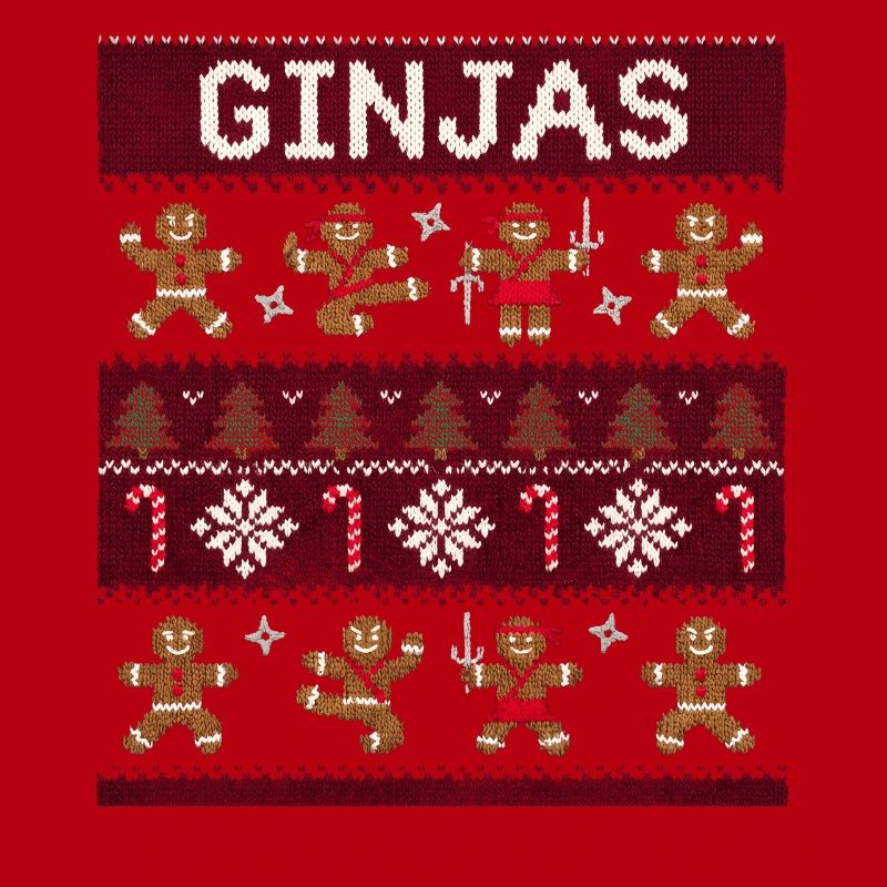 Ginjas Lebkuchen-Weihnachtspullover