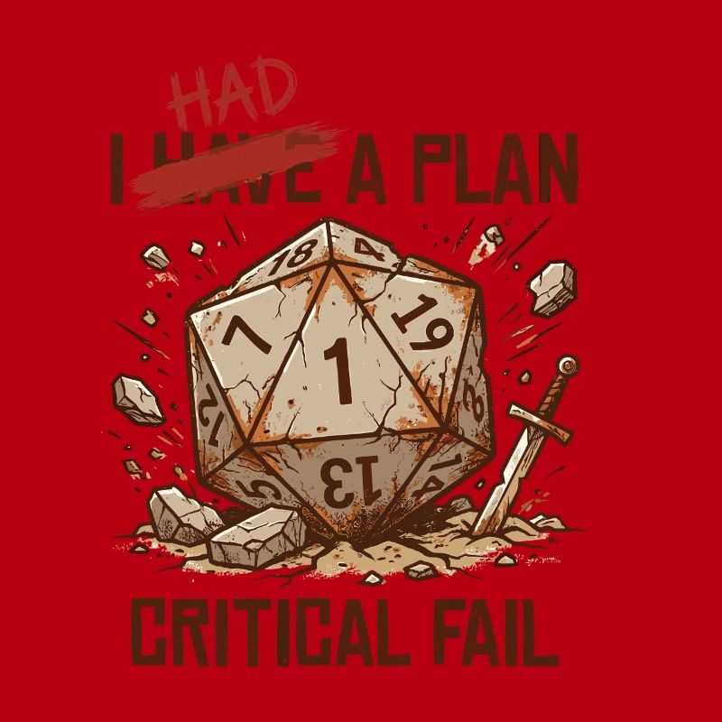 Échec critique – J’avais un plan cube