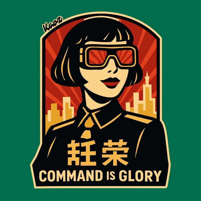 Affiche rétro de Command Is Glory
