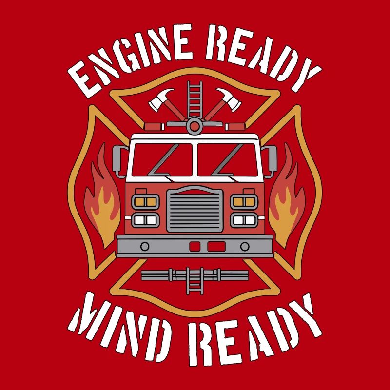Fire Engineer Engine Ready Mind Ready Firefighting