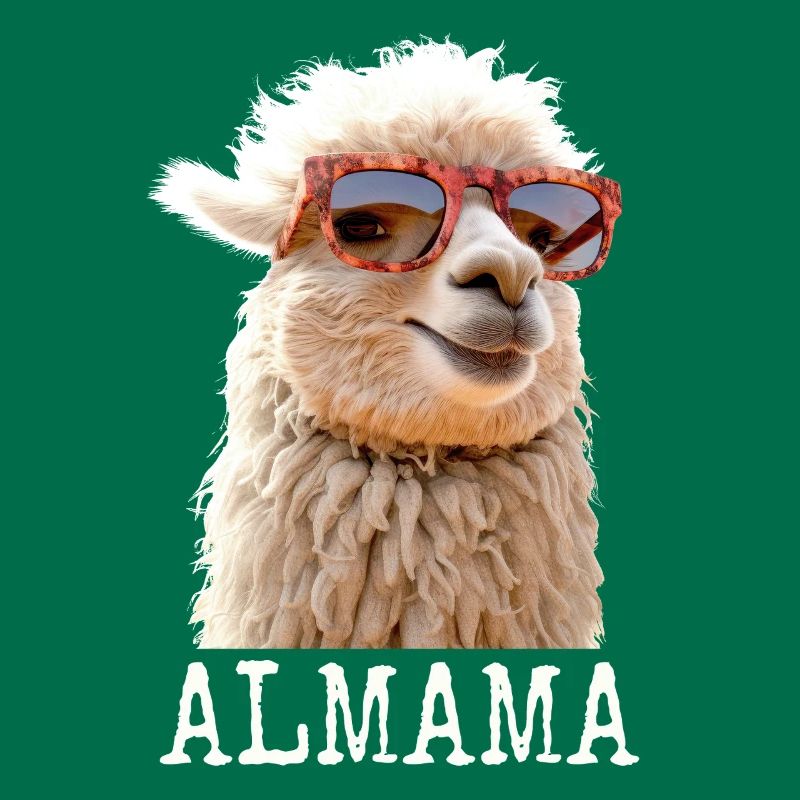 Almama Süßes Alpaka Mama Muttertag Lama Mom Mutter