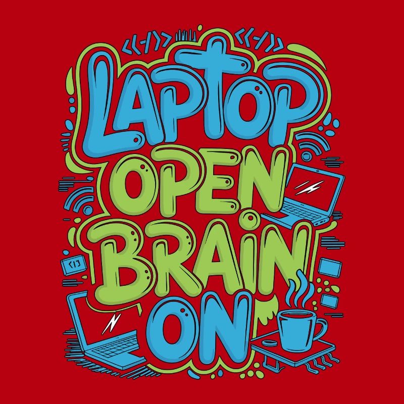 Remote Developer Laptop Open Brain On Remote Coder