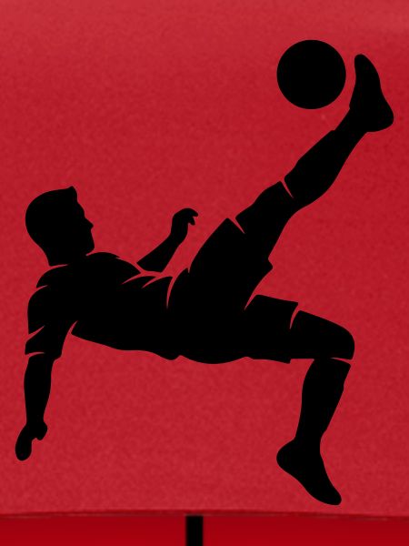 Fussballer Fallrückzieher
