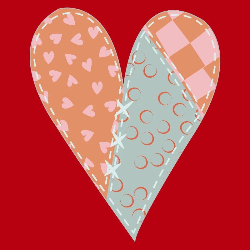 Patchwork Herz Nr. 8