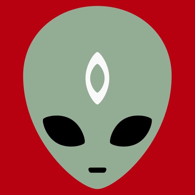Alien Head Third Eye (three colours)