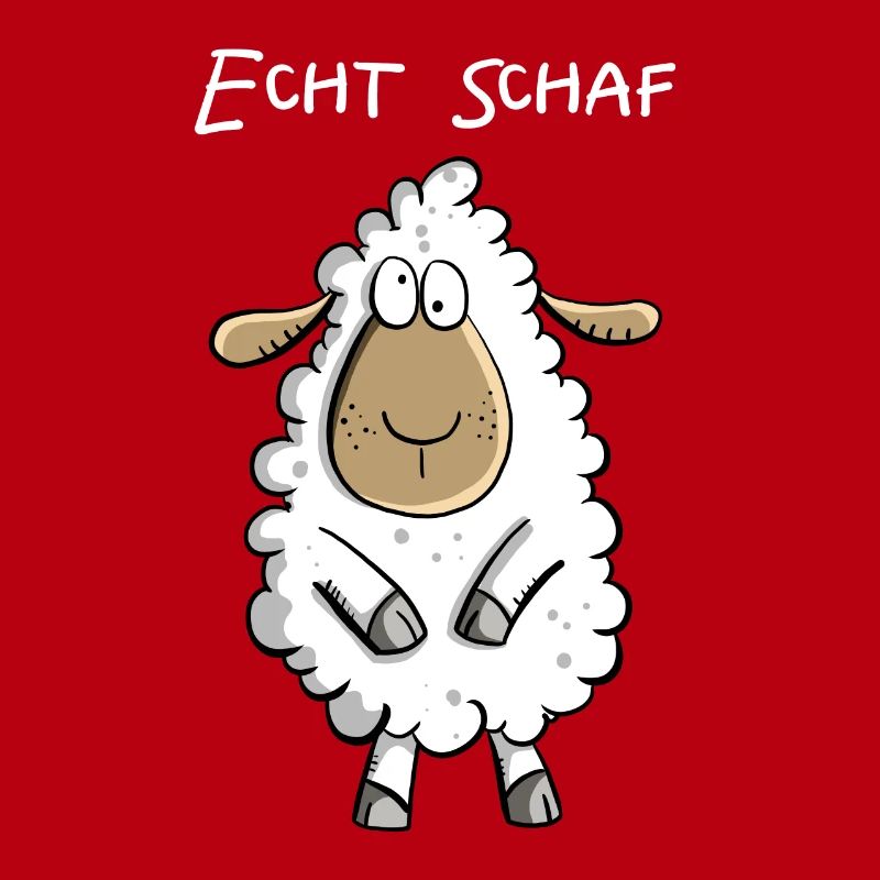 Echt Schaf I Cooles Schäfchen Comic Geschenk Fun