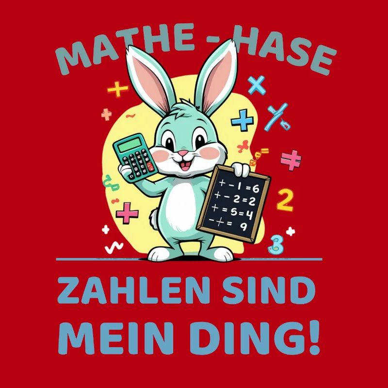 Math bunny with calculation task