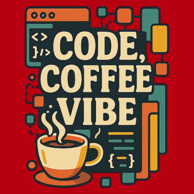 Code Coffee Vibe – Lustiges Programmer T-Shirt