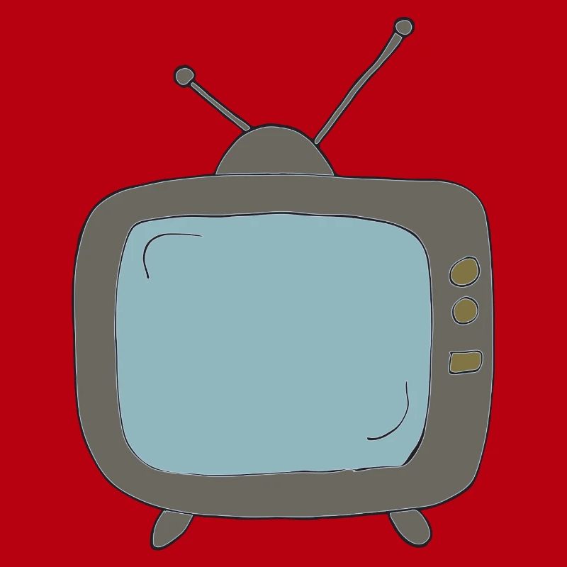 fernseher comicstyle