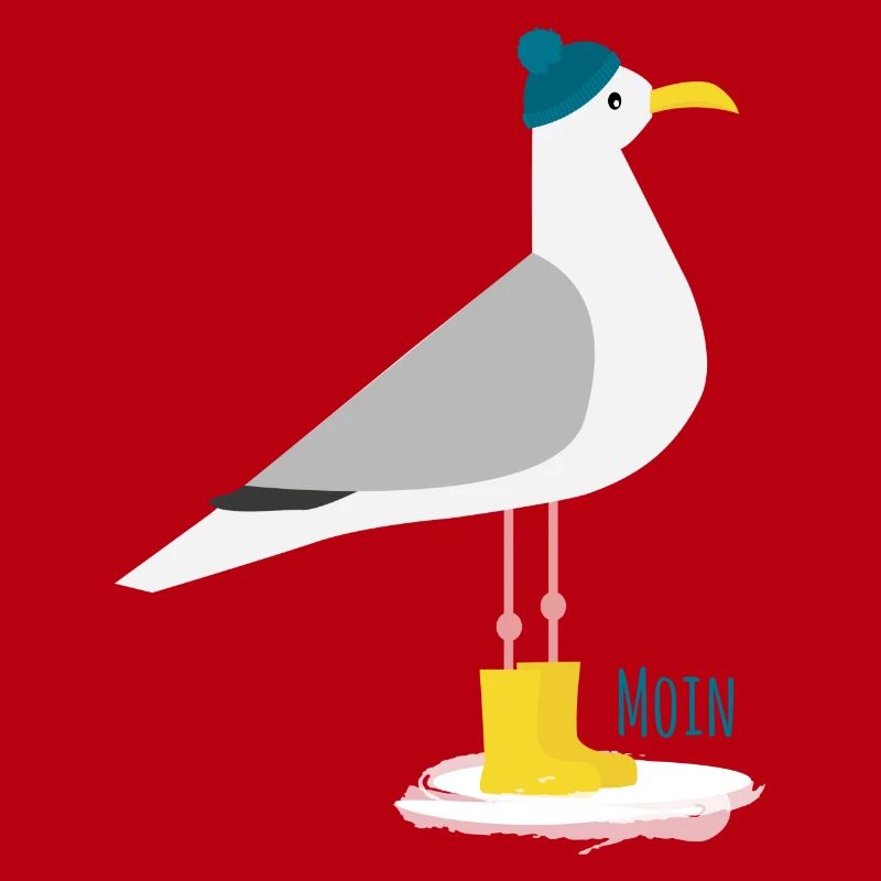 Möwe Bommelmütze MOIN