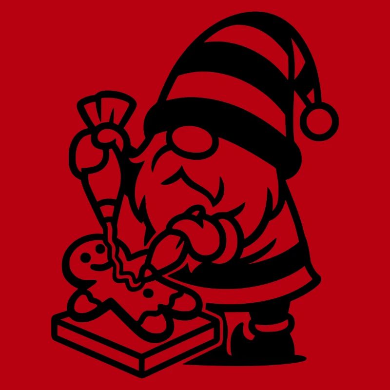 Gingerbread Baking Gnome