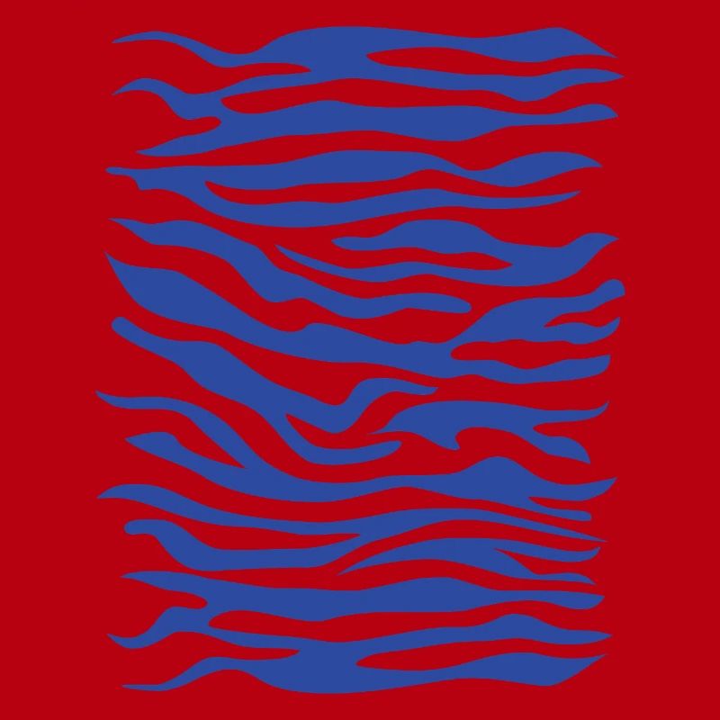 Zebra Pattern Blue