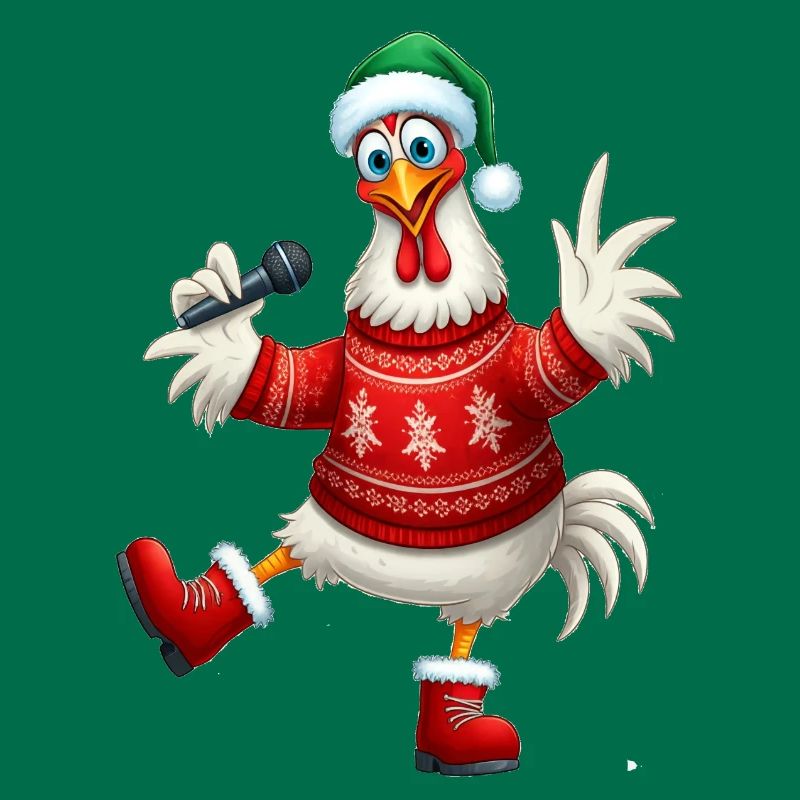 Urlaub Singende Henne Pullover