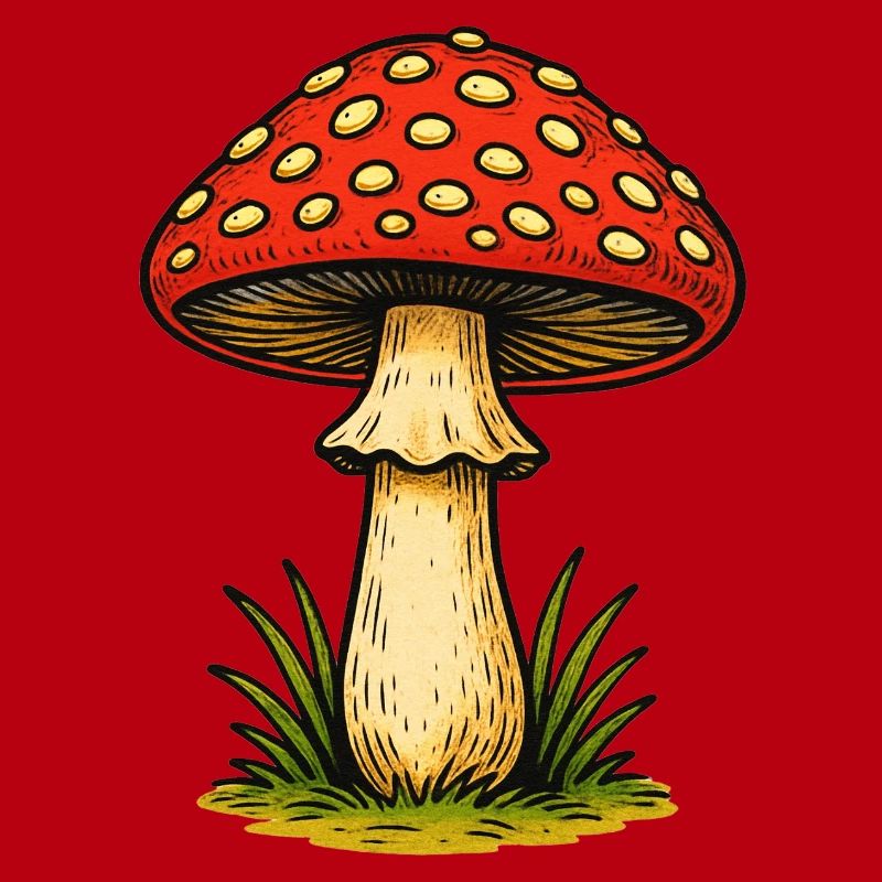 Red Toadstool Retro