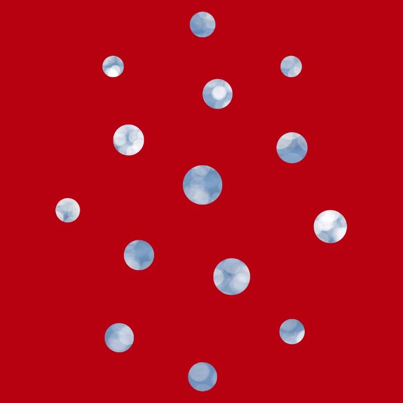 Blue Bokeh Light Points Pattern