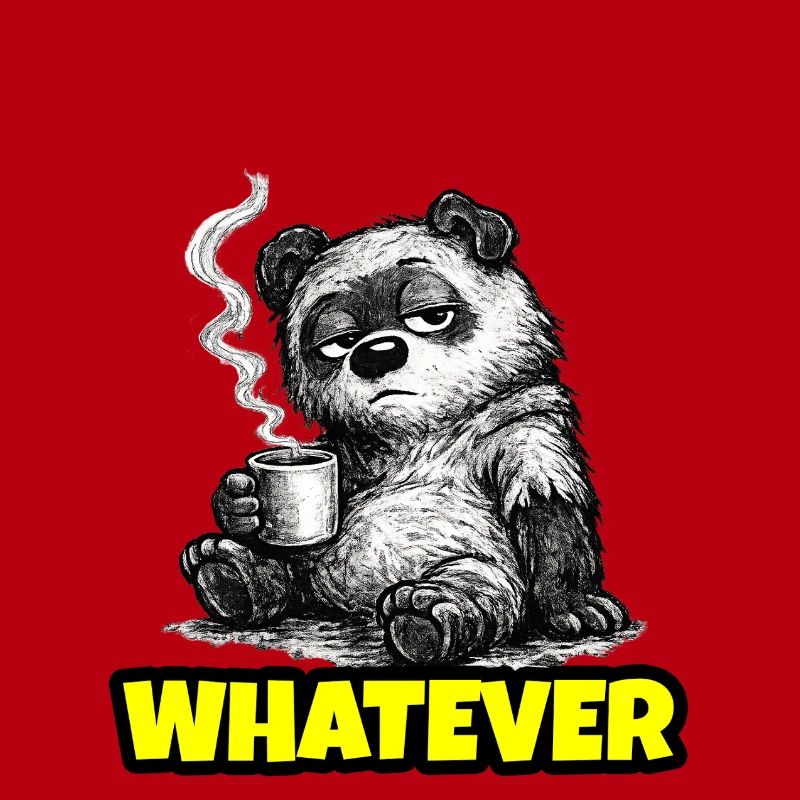 Whatever – Grumpy Bear Coffee (Sketch)