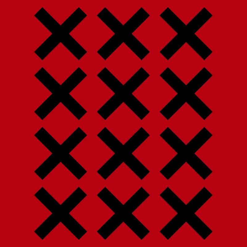 X pattern grid design