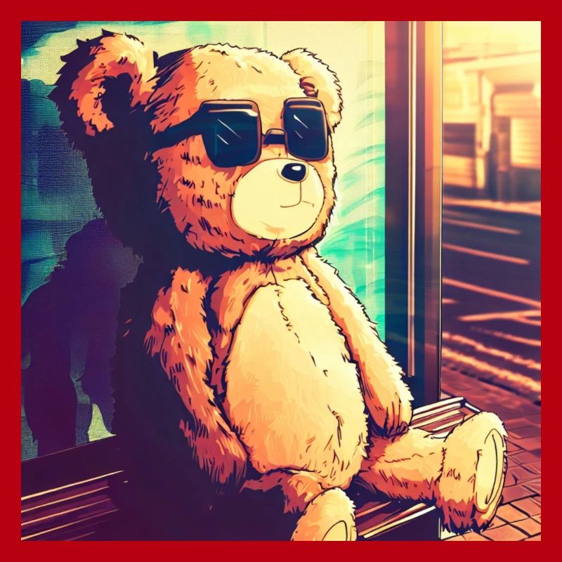 Teddy on Bus