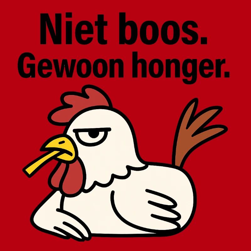 Werde nicht wütend. Nur Hunger.