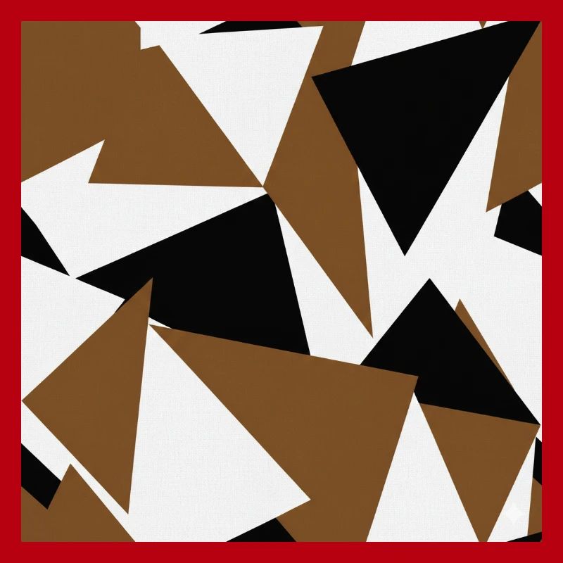 Brown Black Triangles Geometry