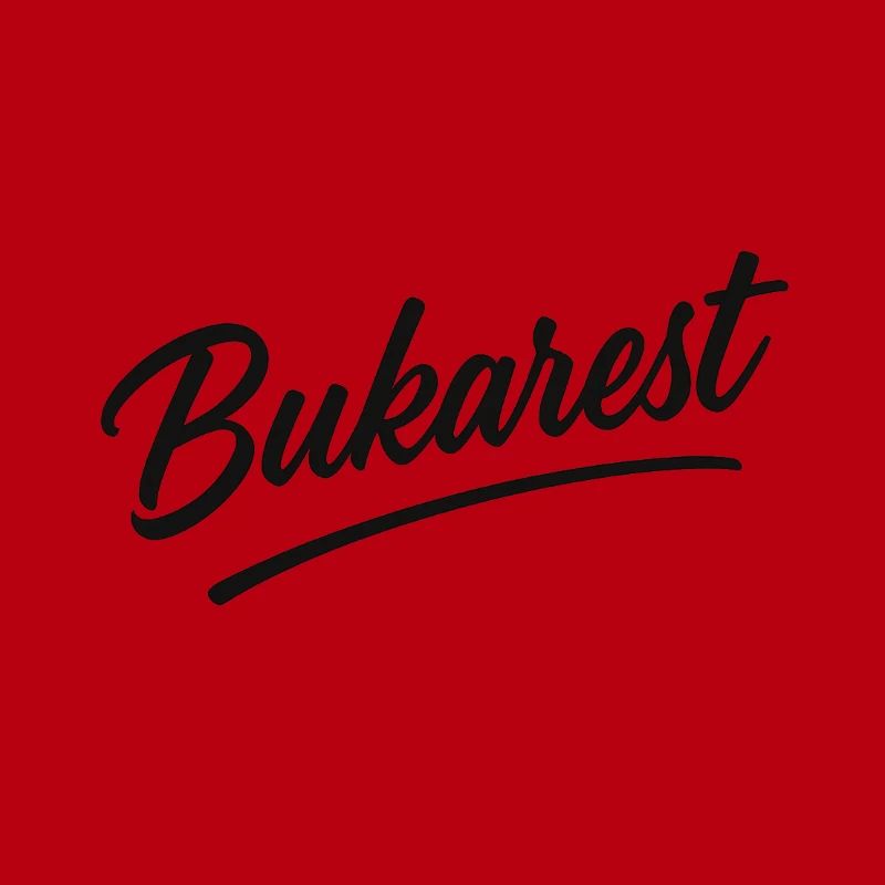 Bucharest Script Vintage Logo