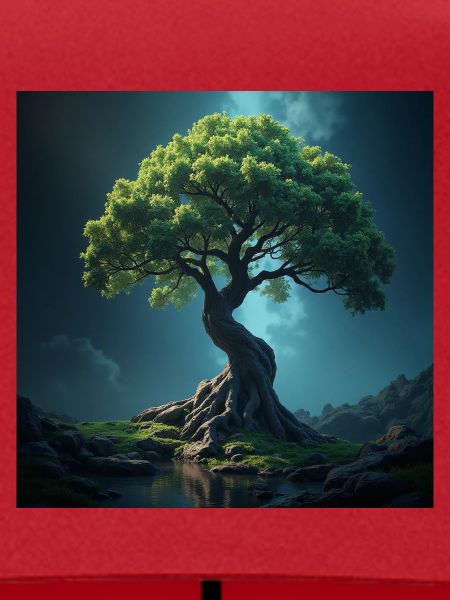 Bunter Baum des Lebens.