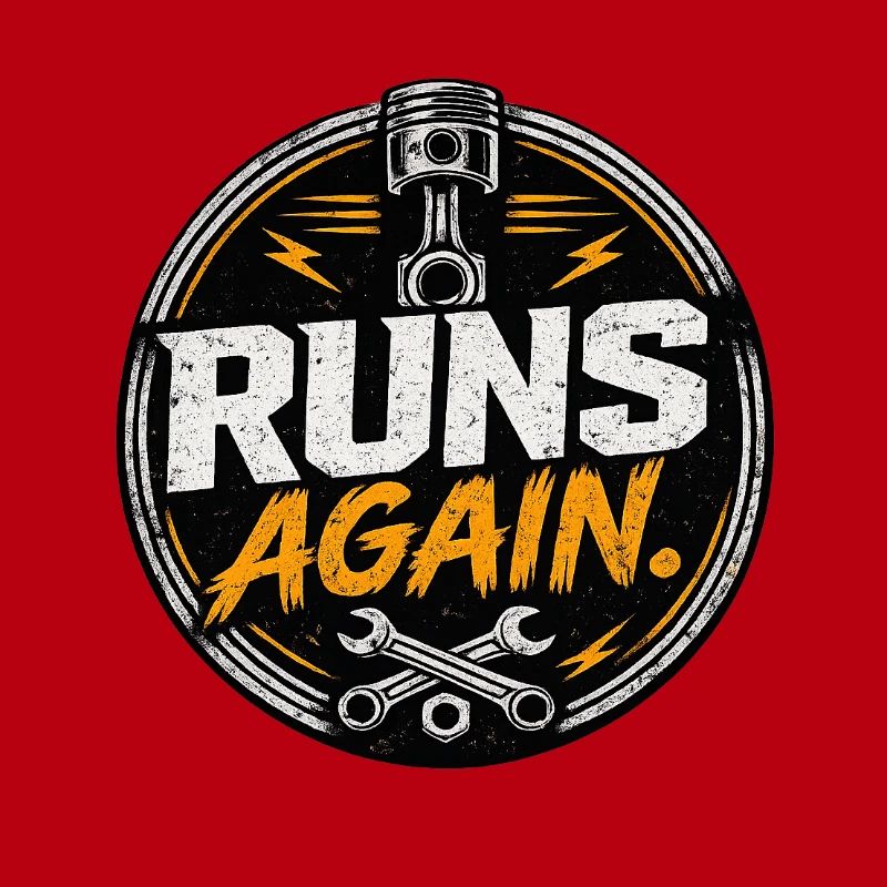 Runs Again Engine Revival-Abzeichen