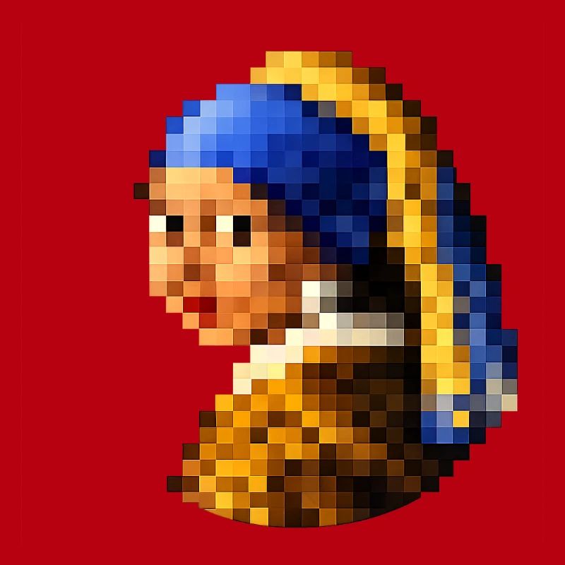 Das Mädchen mit dem pixeligen Perlenohrring